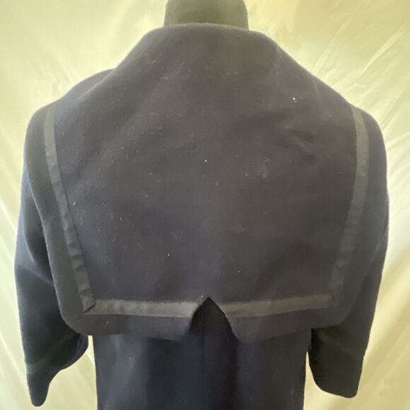 Vintage Rothschild Girls Sailor Navy Peacoat Size 7 ILGWU Union made USA - Picture 6 of 12